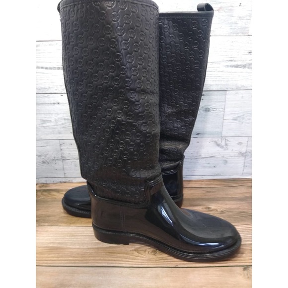 MICHAEL Michael Kors Blakely Rain Boots Size 8 - Picture 4 of 8